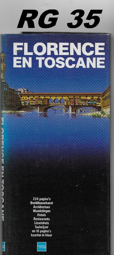 Rg35 reisgids florence en toscane, Overige merken, Europa, Ophalen of Verzenden, Zo goed als nieuw