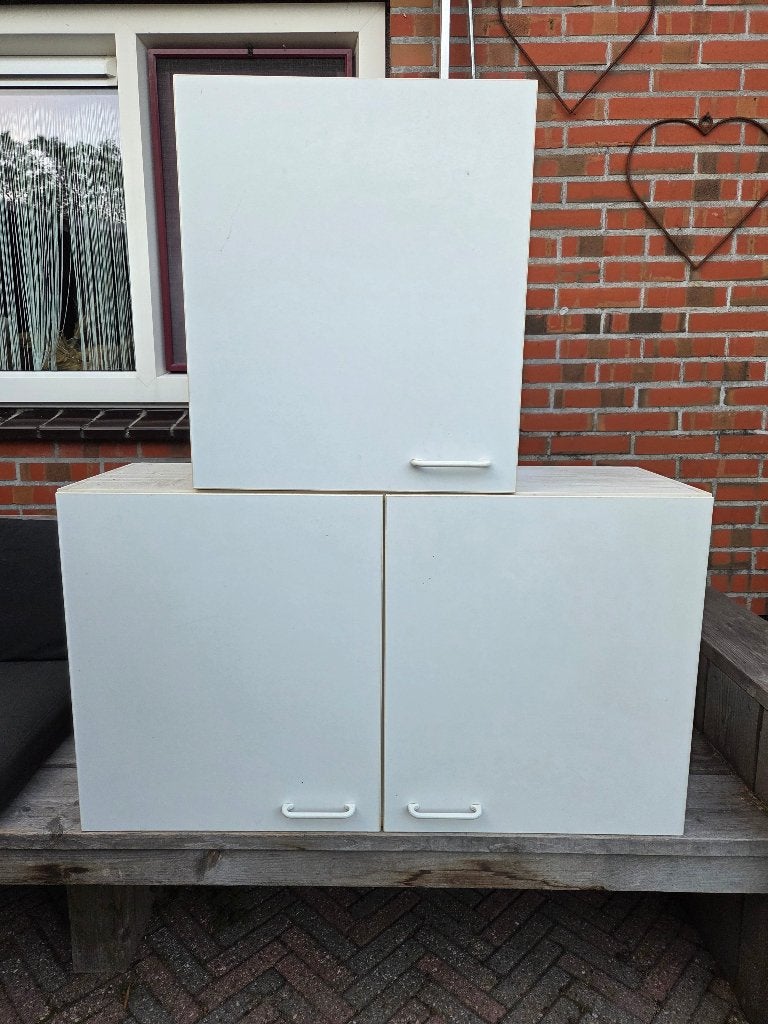 Bovenkast wit, Huis en Inrichting, Keuken | Keukenelementen, Ophalen, Gebruikt, Wit, 50 tot 100 cm