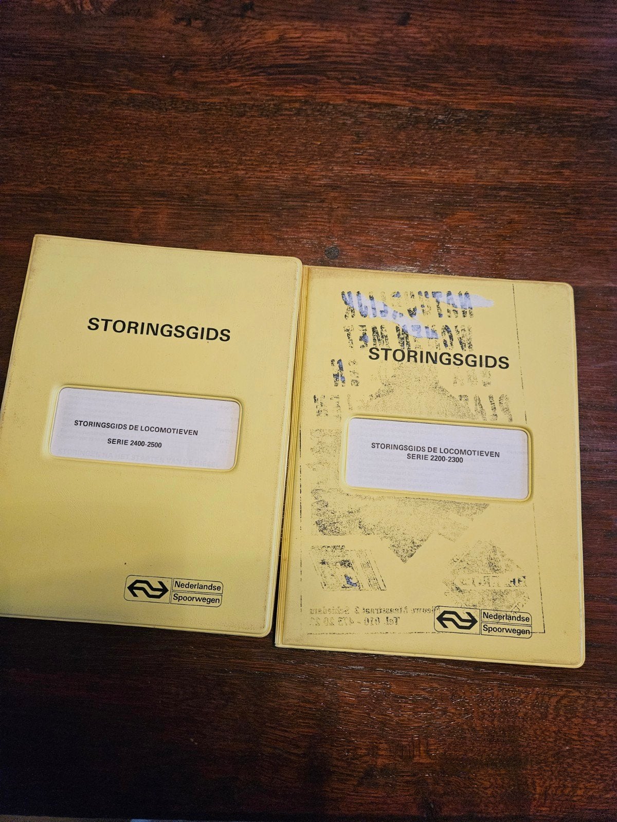 2x Storingsgids Locomotieven NS, Ophalen of Verzenden, Trein, Boek of Tijdschrift