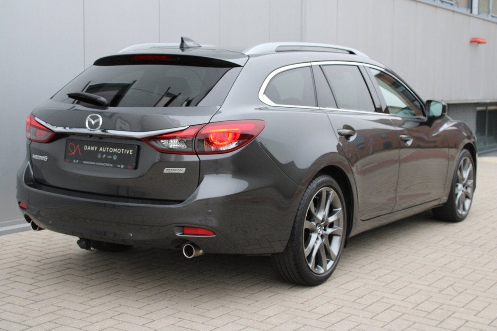 Mazda 6 Sportbreak I ACC I OPENDAK I LEDER I KEYLESS I CAM I, Auto's, 6 sportbreak, Leder, 16 km/l, 1450 kg