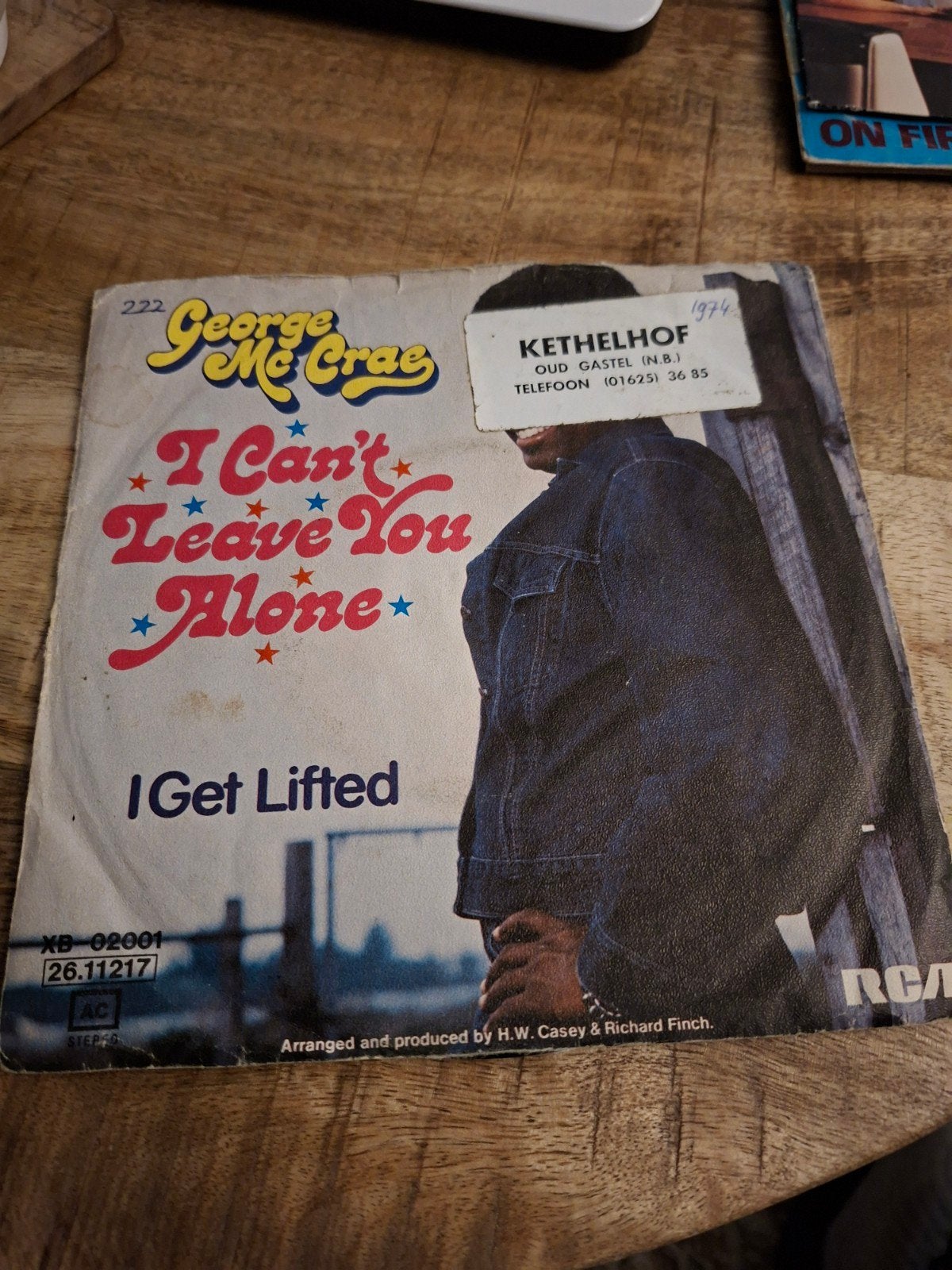 George McCrae  / i can't leave you alone, Cd's en Dvd's, Vinyl Singles, Ophalen of Verzenden, Zo goed als nieuw, Pop