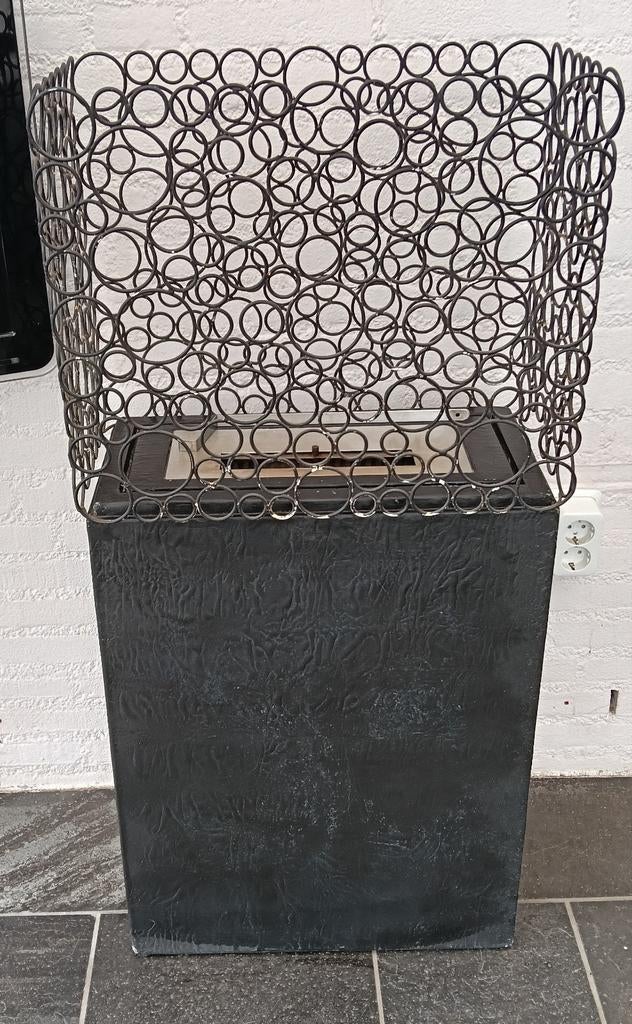 Mooie gelhaard brander met 2 flessen gel, Ophalen, Gebruikt, Vrijstaande haard, Gelhaard