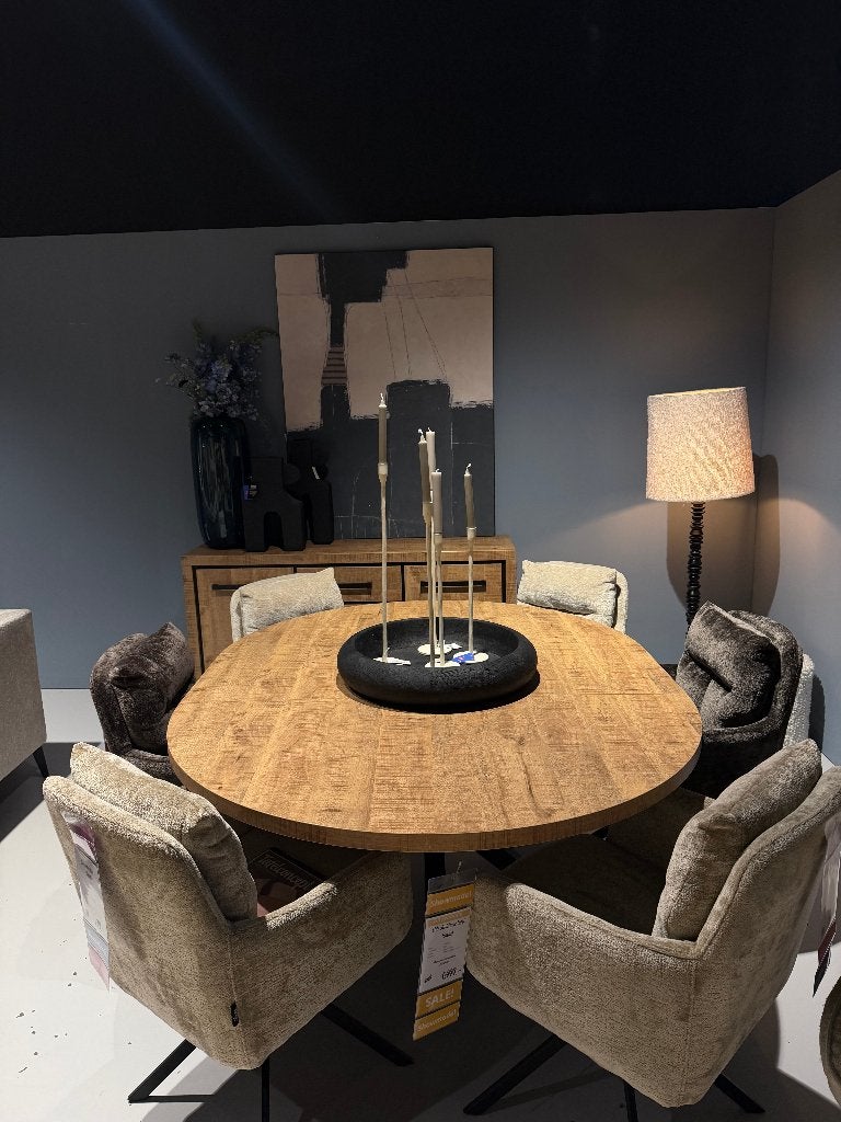 Uitschuiftafel Ismael, Ophalen, 100 tot 150 cm, Rechthoekig, Nieuw