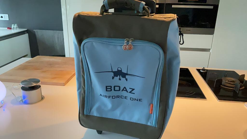 Stoere kindertrolley Boaz, Wieltjes, Hard kunststof, Minder dan 50 cm, Ophalen of Verzenden