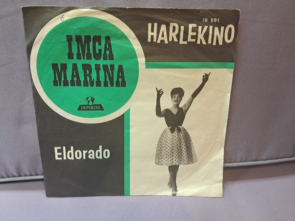45t. Imca Marina - Harlekino / Eldorado. ex, Gebruikt, 7 inch, Ophalen of Verzenden, Overige typen