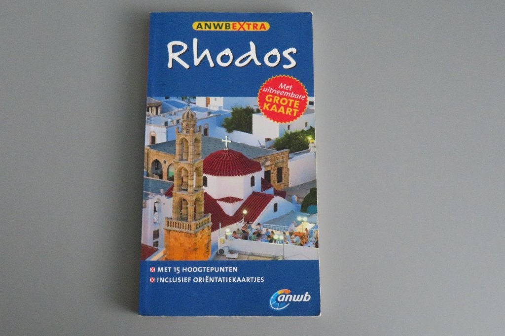 Rhodos - ANWB Extra - met uitneembare kaart, Boeken, Europa, Ophalen of Verzenden, Zo goed als nieuw, Reisgids of -boek