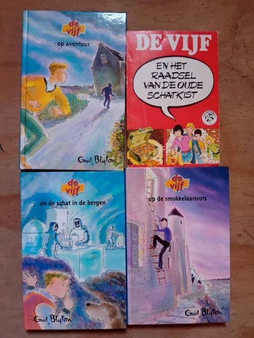 Grid Blyton de vijf de schat in de bergen - op avontuur, Ophalen of Verzenden, Gelezen, Grid Blyton, Fictie