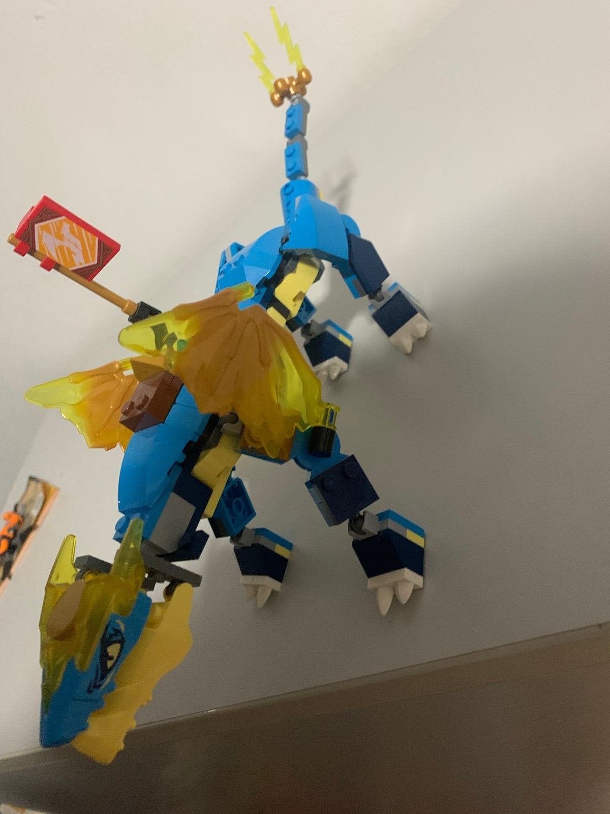 LEGO Ninjago Jay's Bliksemdraak (71760), Lego, Ophalen of Verzenden, Zo goed als nieuw, Compleet