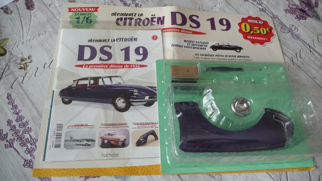 Bouwpakket Citroen DS 19 met Boekje, Groter dan 1:32, Nieuw, Ophalen of Verzenden, Italeri