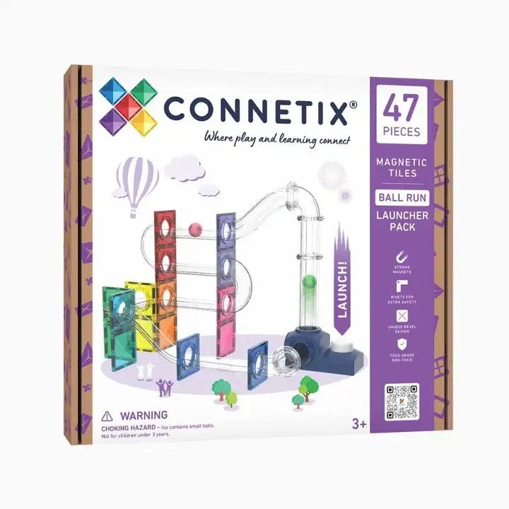 Connetix Ball Run Launcher Pack - 47 Stuks, Ophalen of Verzenden, Nieuw, Overige merken