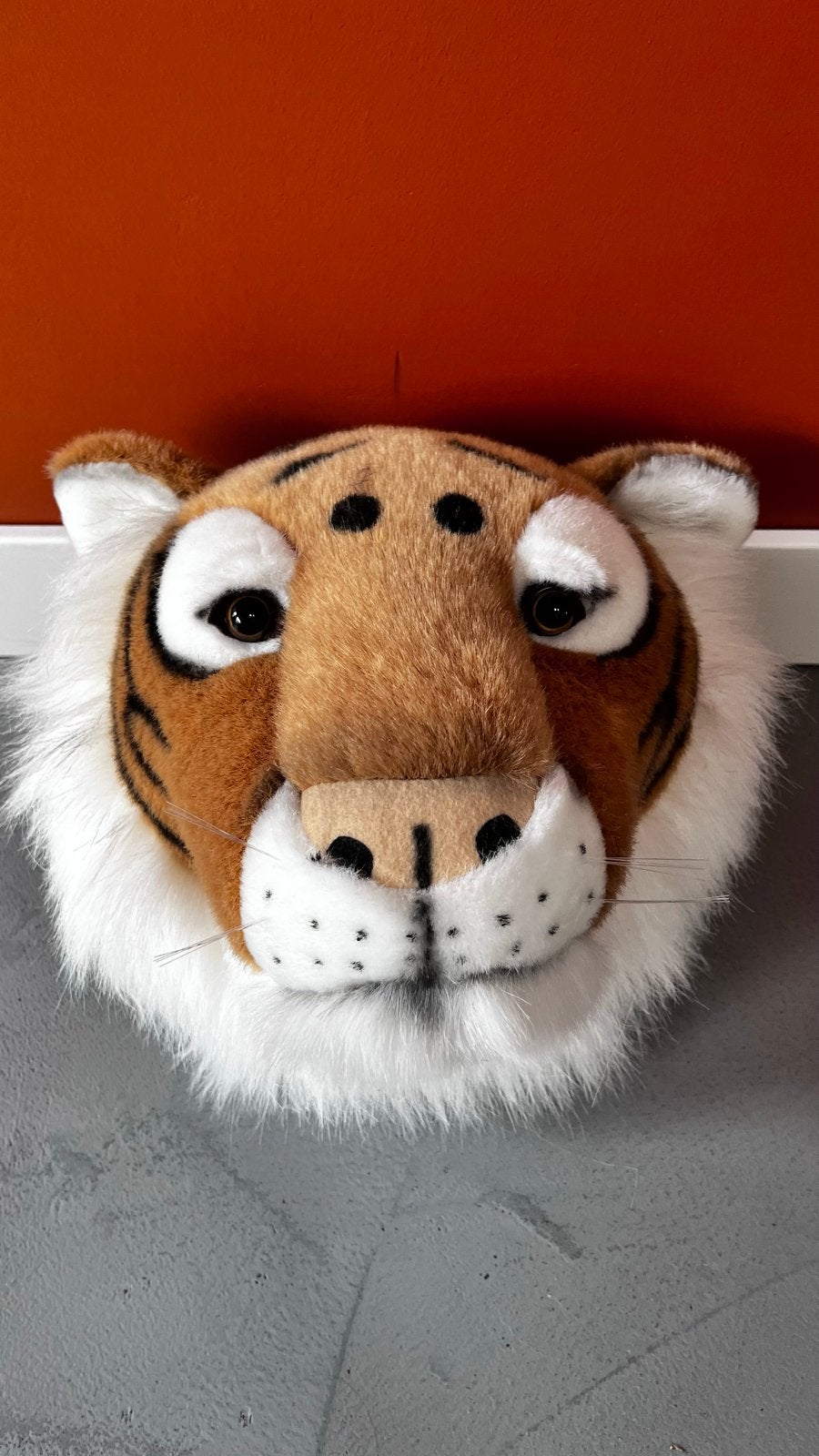 Wild & Soft Tijger Felix Dierenkop Muurdecoratie, Ophalen, Gebruikt, Overige typen