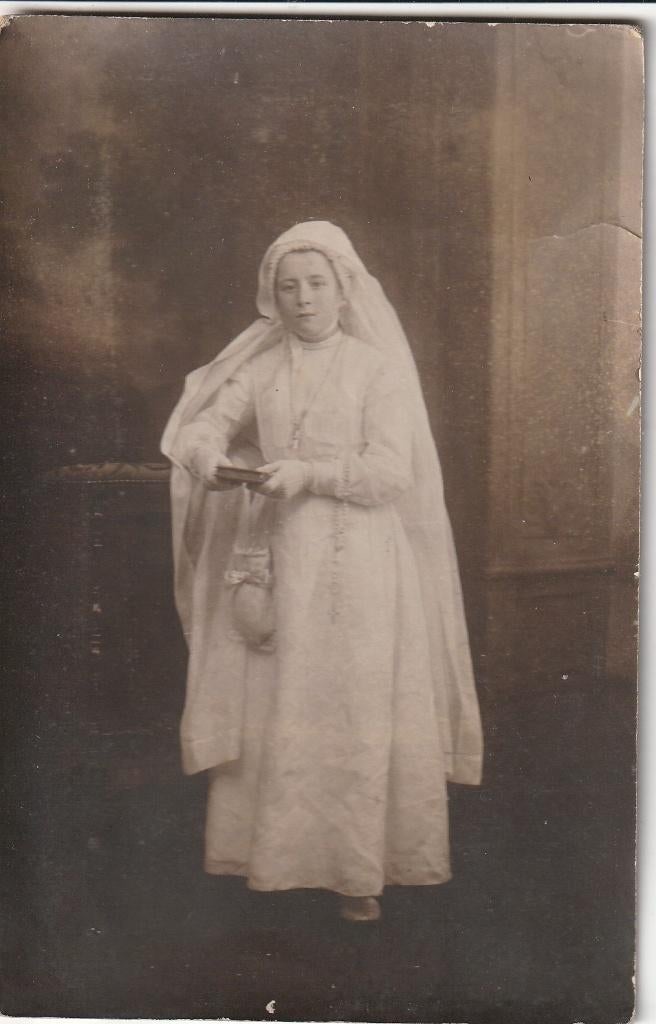 fotpkaart   communie kant, Verzenden, Voor 1940