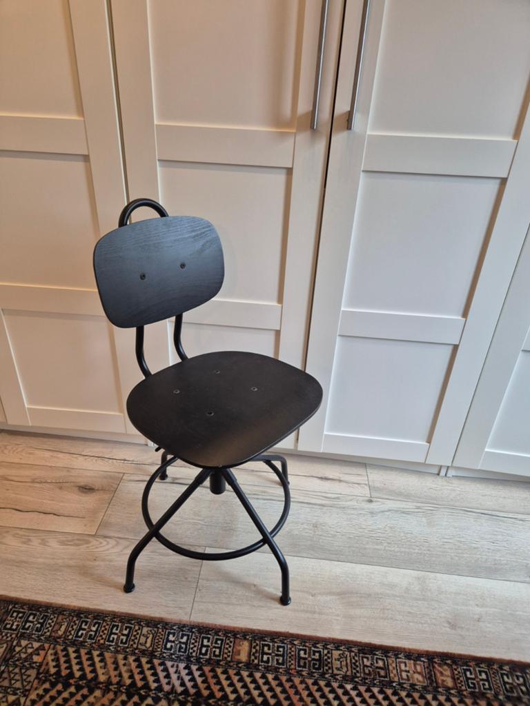 Ikea Kullaberg bureaustoel, Ophalen, Zwart, Nieuw, Eén