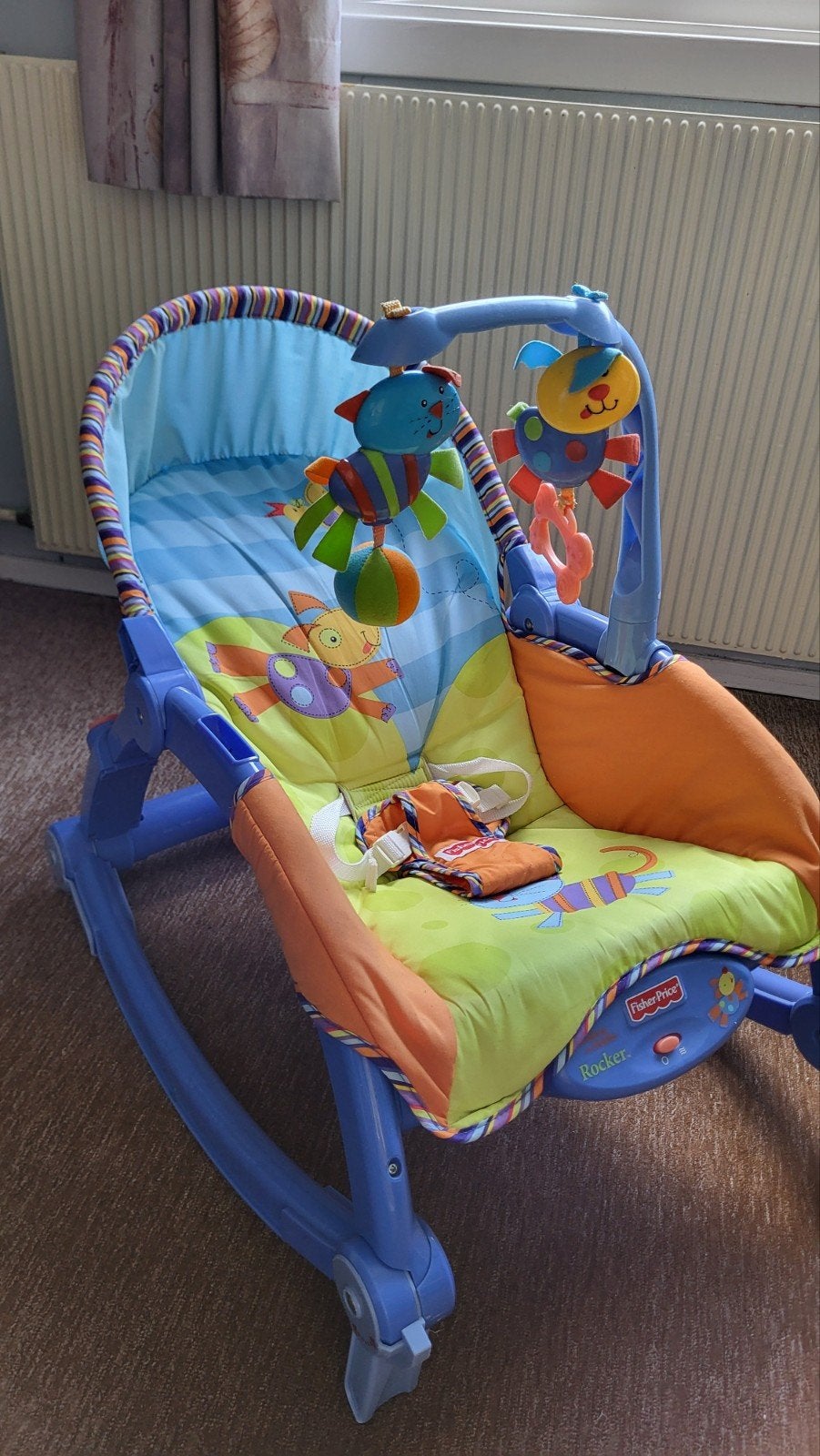 Fisherprice wipstoeltje, Kinderen en Baby's, Ophalen, Gebruikt, Fisher-Price, Met gordel(s) of riempje(s)