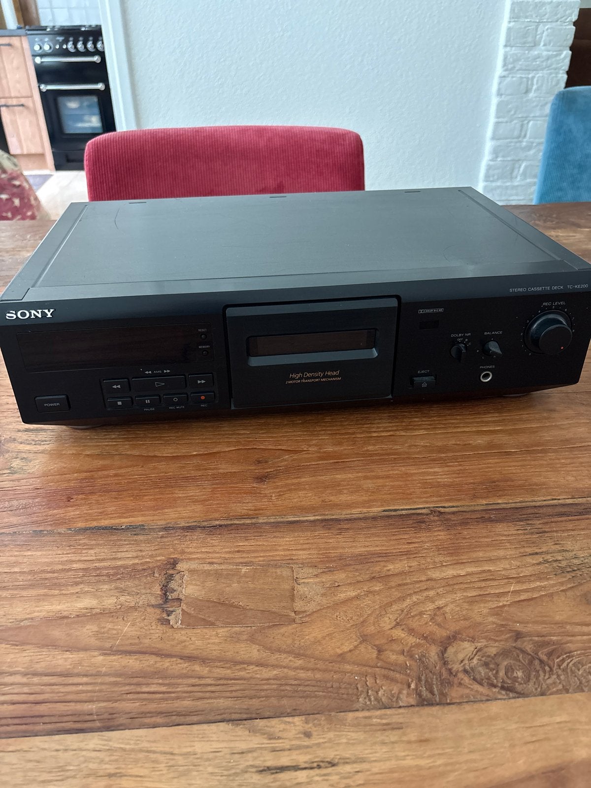 Sony TC-KE200 Stereo Cassettedeck - High Density Head, Ophalen of Verzenden, Enkel, Sony, Tiptoetsen