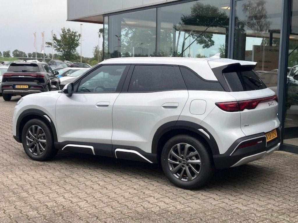 BYD ATTO 2 1.5 DM-i Boost - Panoramadak - leer - 360 camera, Dealer onderhouden, Met garantie (alle), Wit, Bedrijf