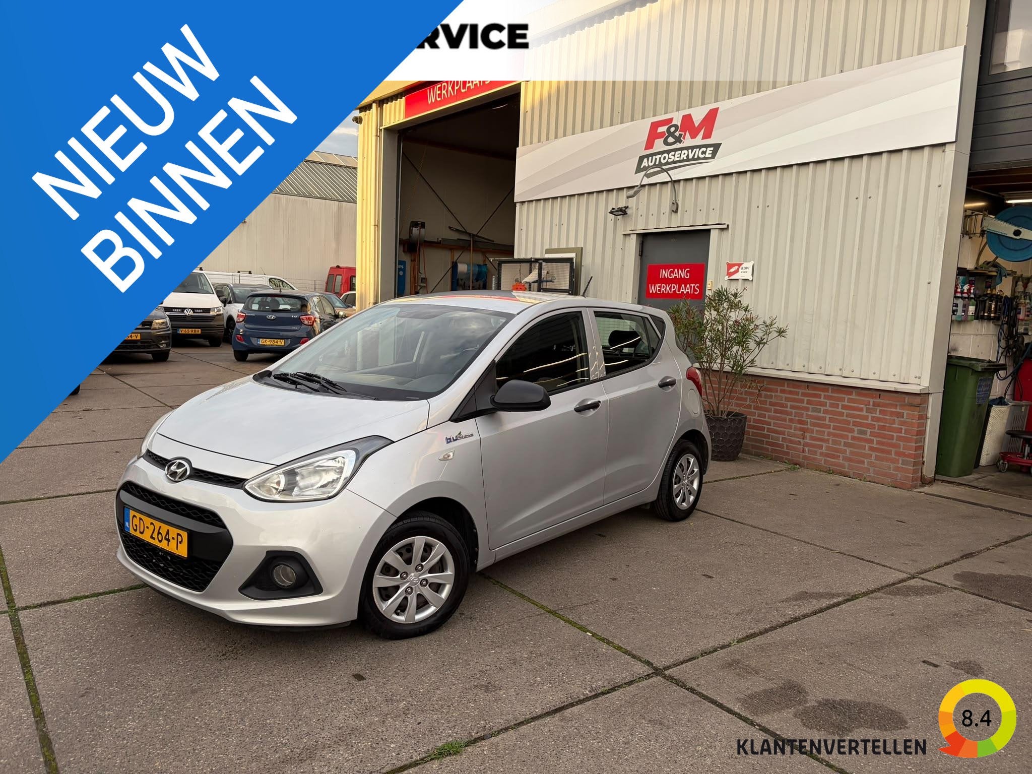 Hyundai i10 1.0i i-Drive, Auto's, Voorwielaandrijving, Euro 5, Stof, Gebruikt