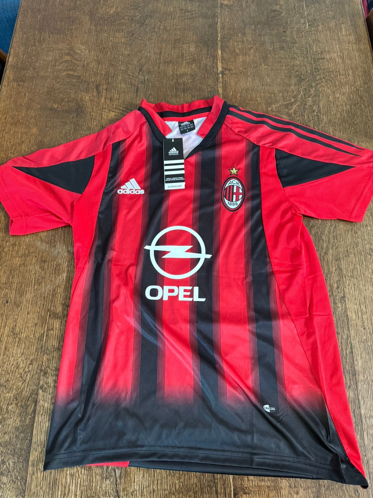 AC Milan thuisshirt 04/05 S, Sport en Fitness, Voetbal, Verzenden, Zo goed als nieuw, Shirt