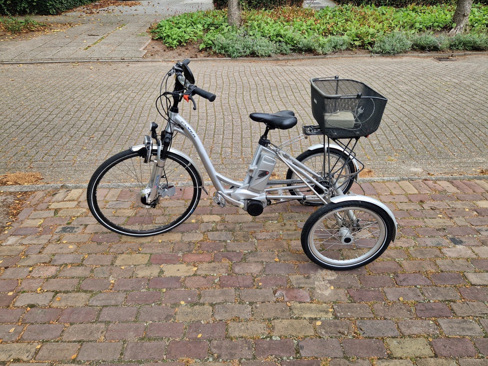 Als nieuwe Zwitserse Flyer driewieler elektrische fiets, Ophalen, Zo goed als nieuw