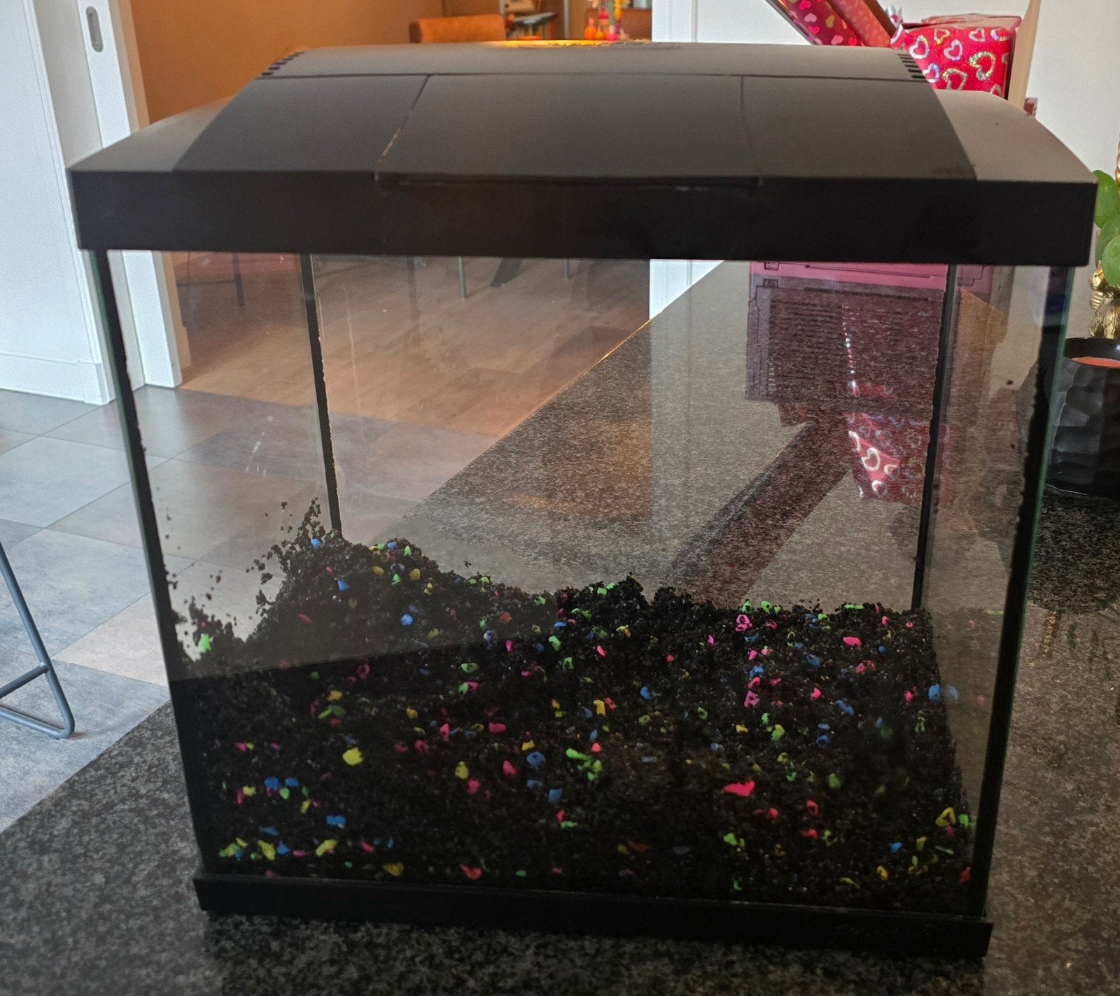 aquarium Superfish 25L met accessoires, Ophalen, Gebruikt, Leeg aquarium, Superfish