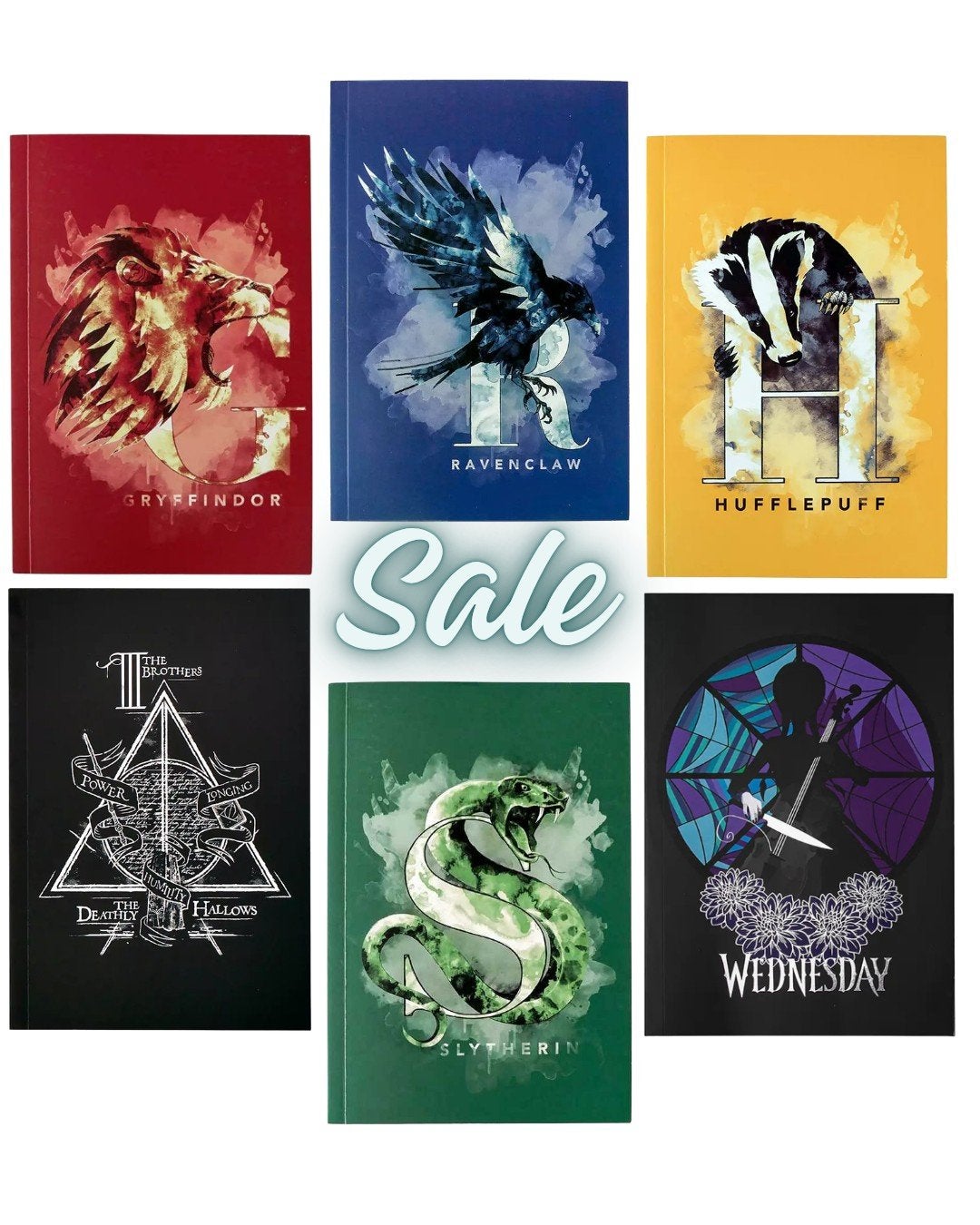 MEGA SALE! Softcover Notebooks Harry Potter & Wednesday, Ophalen of Verzenden, Nieuw, Diverse auteurs
