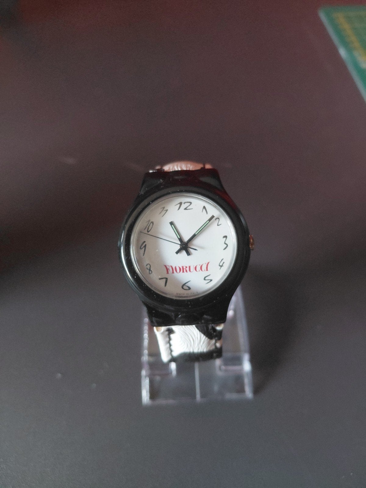 Horloge merk florucci. Vintage bouwjaar 1980 .in orgenelevep, Ophalen of Verzenden, Zo goed als nieuw, Overige merken