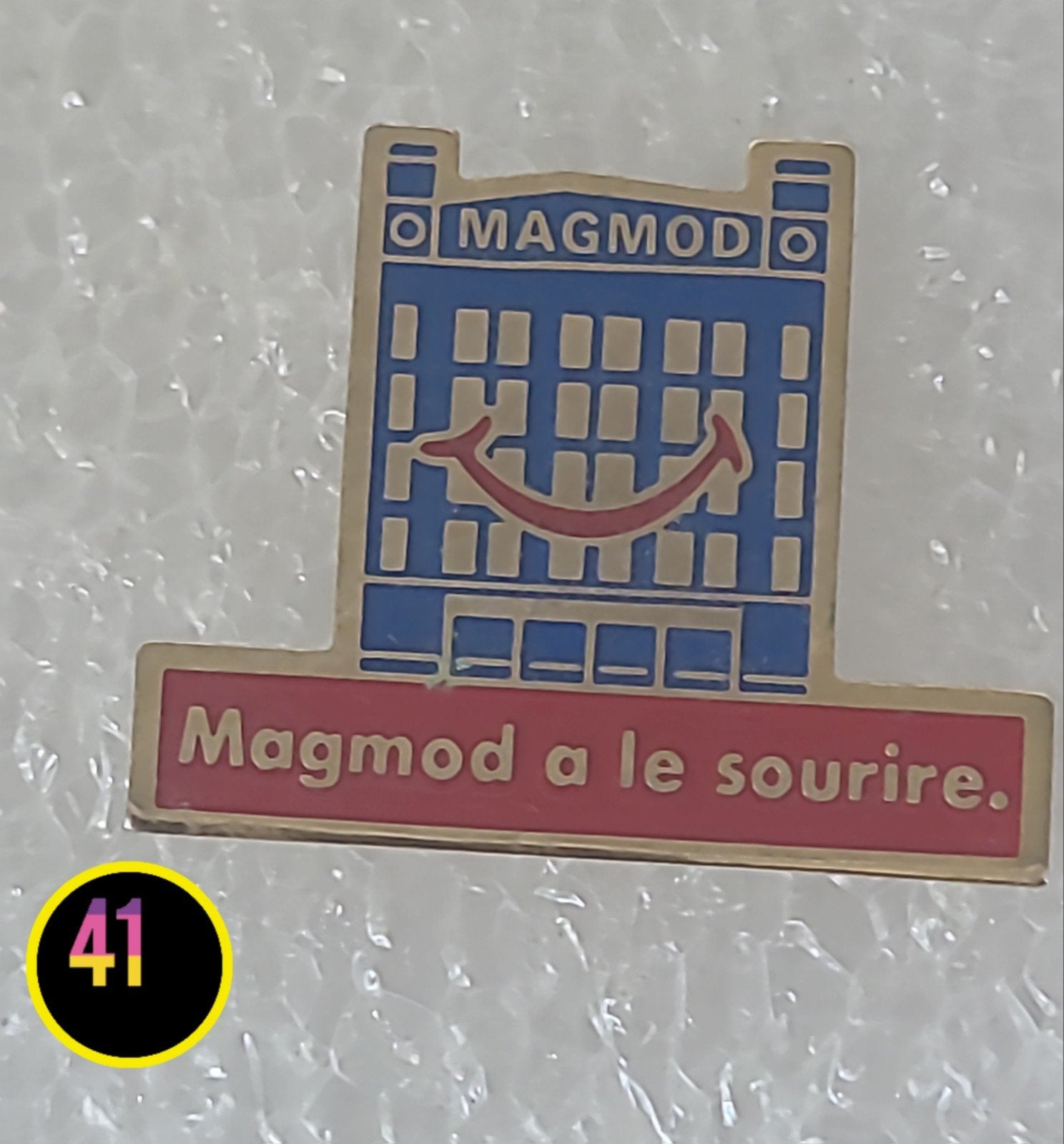 Vintage Magmod a le sourire pin, Verzenden