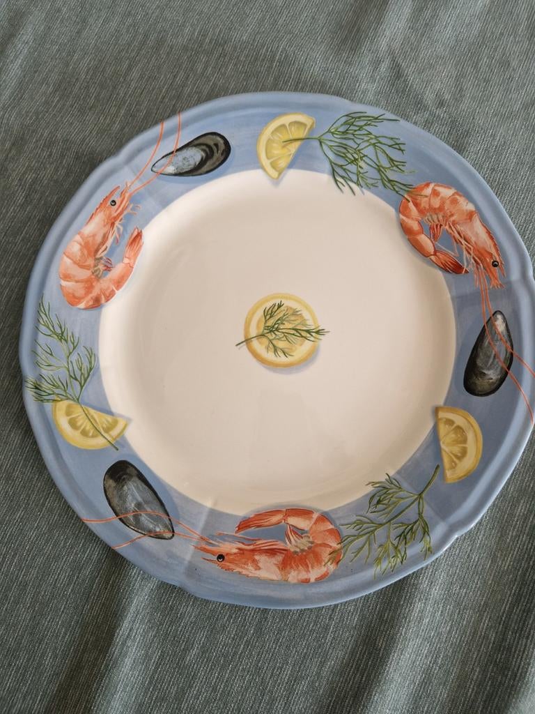 Gien Bell-île dinerbord., Antiek en Kunst, Ophalen of Verzenden