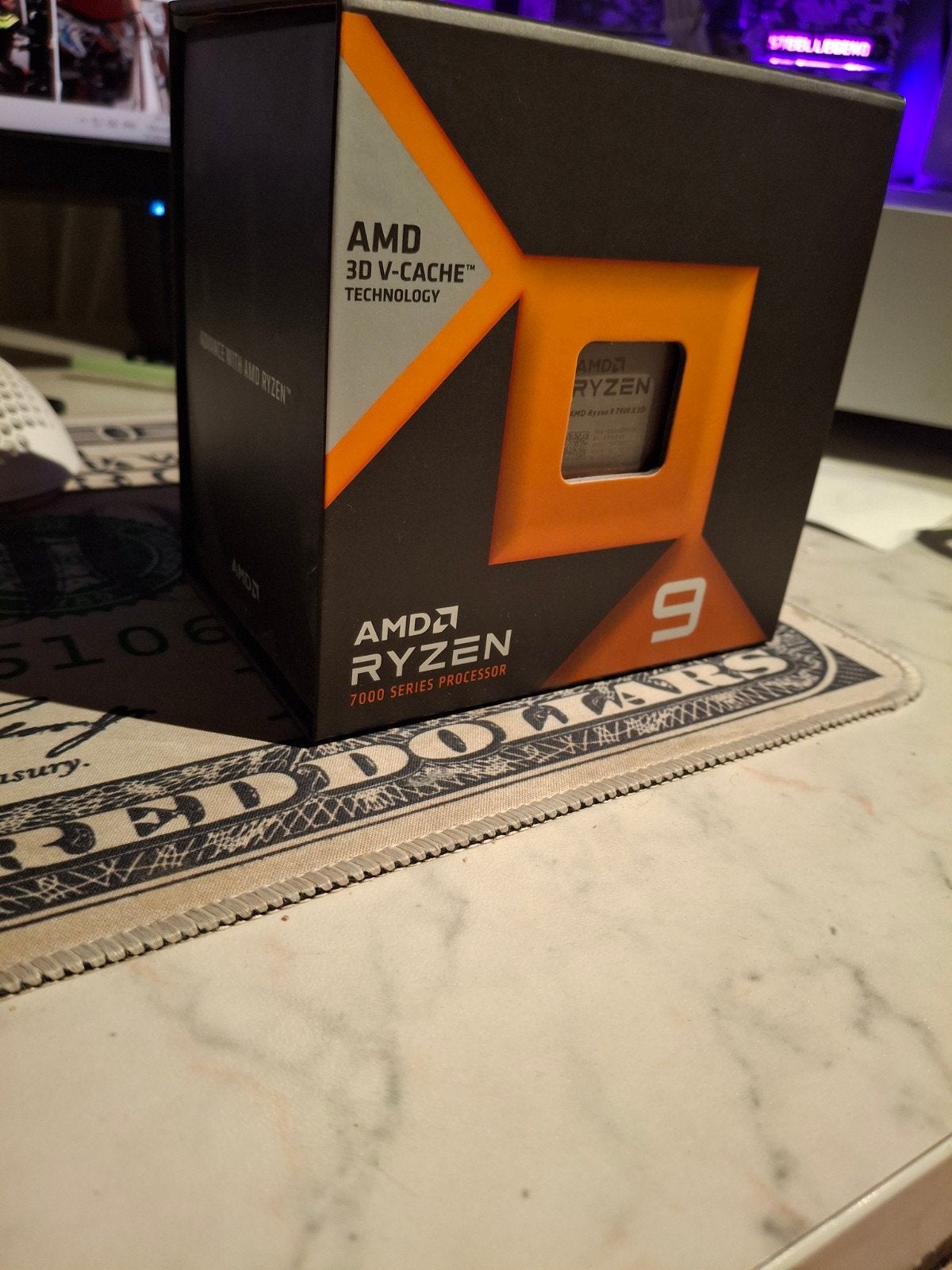 ryzen 9 7900x3d, Computers en Software, 7900x3d, Ophalen of Verzenden, Zo goed als nieuw, 4 Ghz of meer