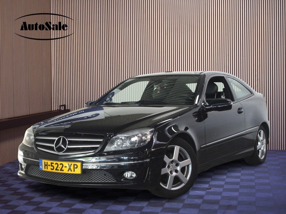 Mercedes-Benz CLC-Klasse 180 K AUT XENON LEDER PANO BLEUT PD, Auto's, Mercedes-Benz, Automaat, Achterwielaandrijving, Gebruikt