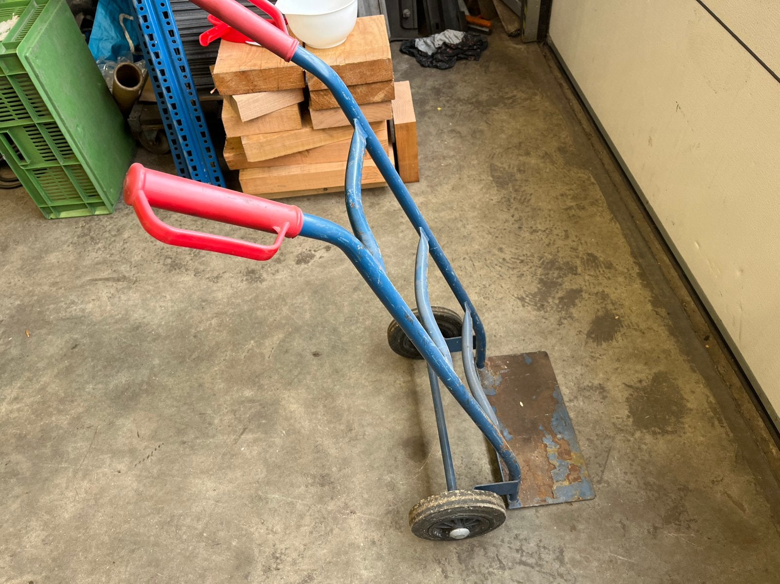 Steek wagen, Ophalen, Gebruikt, Steekwagen