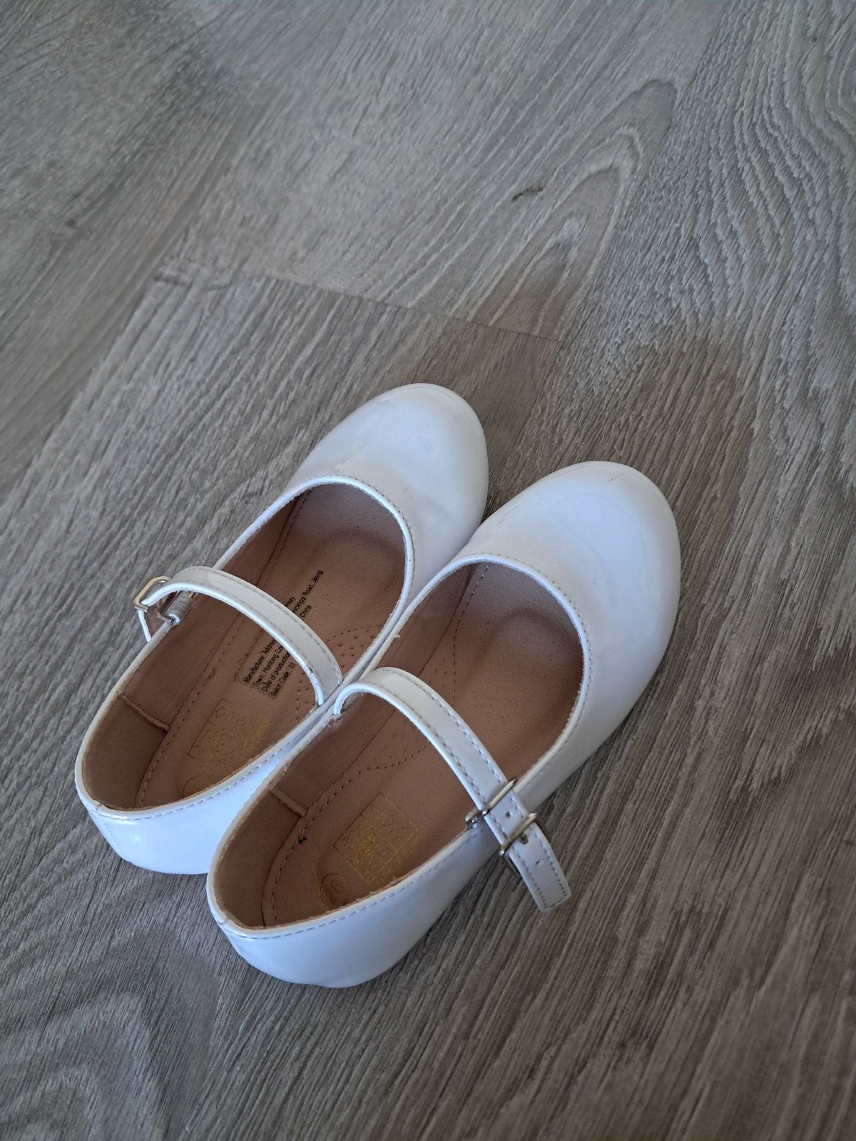 Witte lakschoentjes (bruiloft/communie), maat 26, Zgan, Kinderen en Baby's, Kinderkleding | Schoenen en Sokken, Ophalen of Verzenden