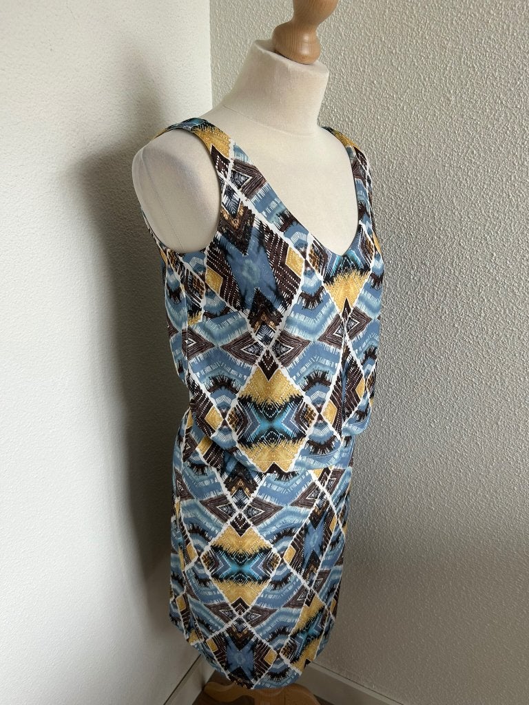 TaiFun maat L classy jurk 2084, TaiFun, TaiFun, TaiFun, Blauw