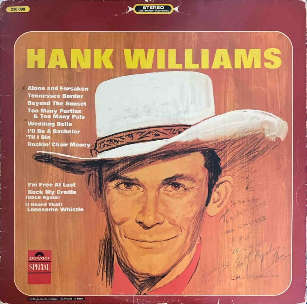 Hank Williams With His Drifting Cowboys, Ophalen of Verzenden, Gebruikt, 12 inch