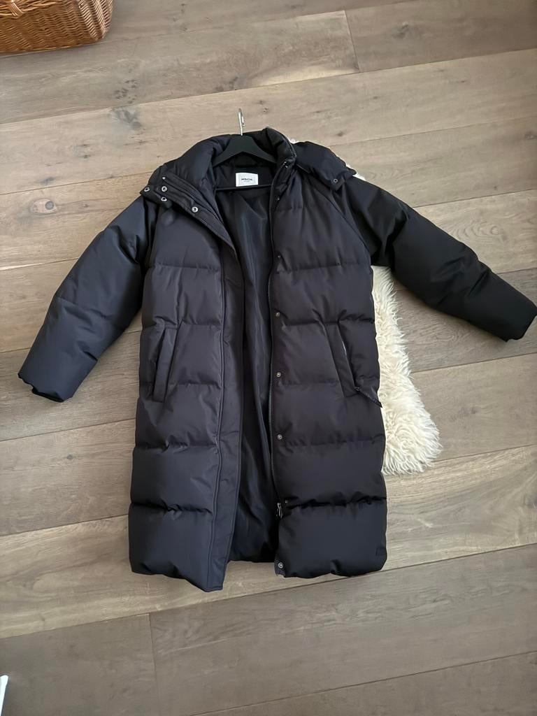 Msch Copenhagen zwarte puffer jas maat S, Ophalen of Verzenden, Maat 36 (S), Zwart