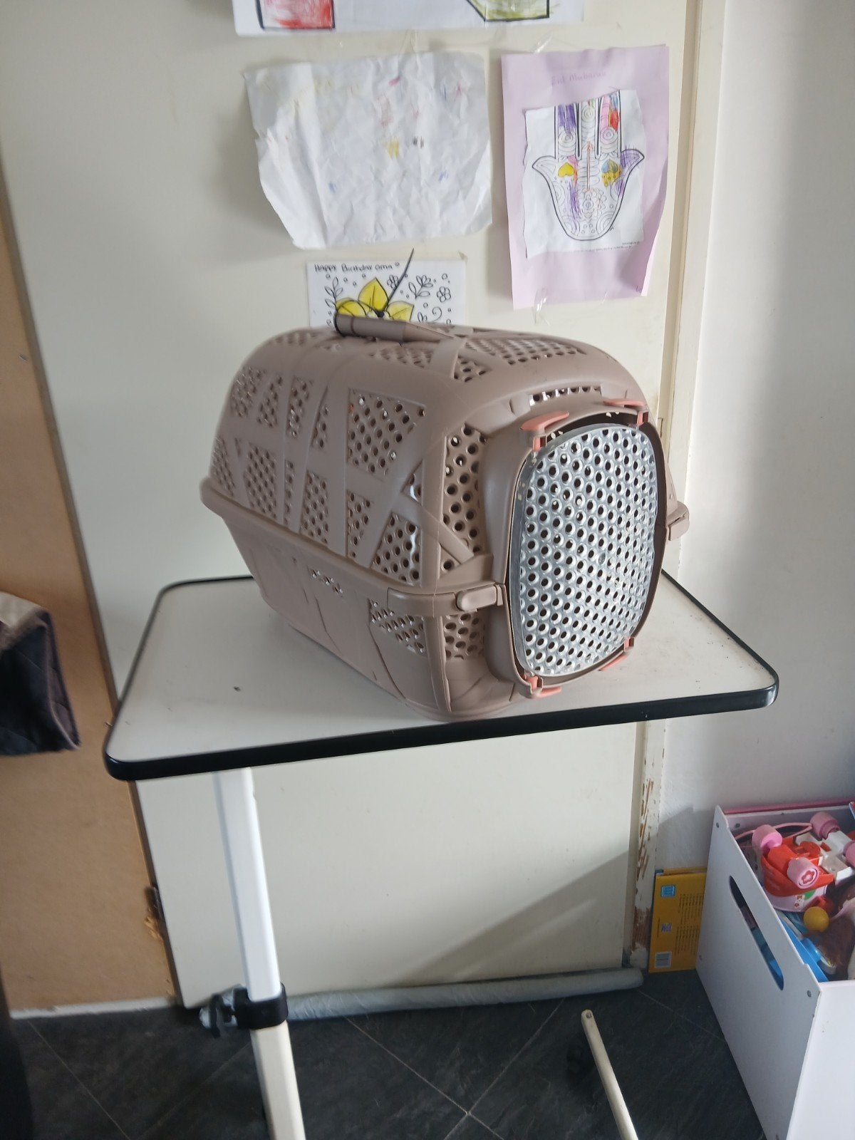 mooie katten vervoers koffer nr 24, Ophalen, Zo goed als nieuw