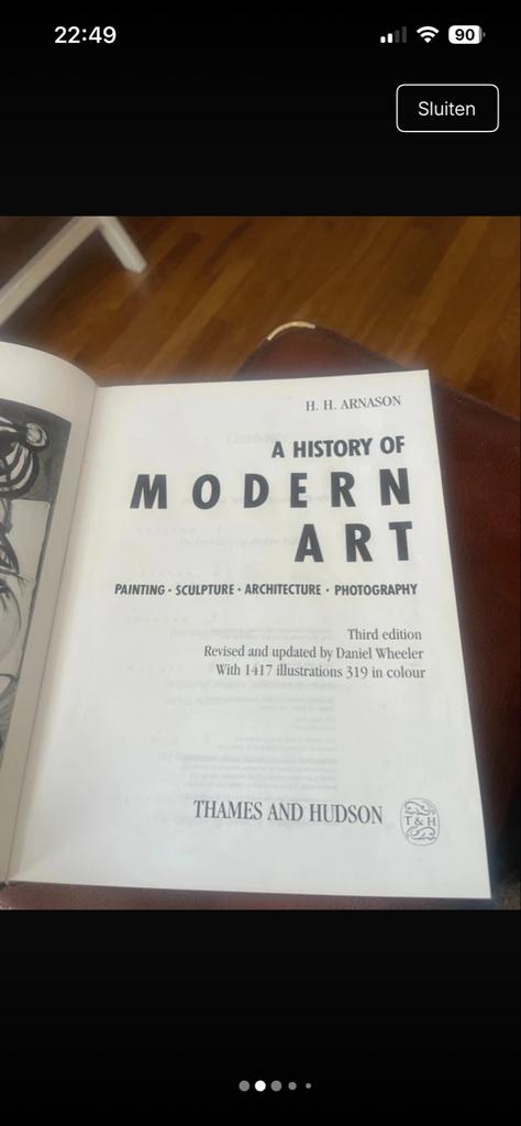 A History of Modern Art - H.H. Arnason (Thames and Hudson), Ophalen of Verzenden, Gelezen, Overige onderwerpen
