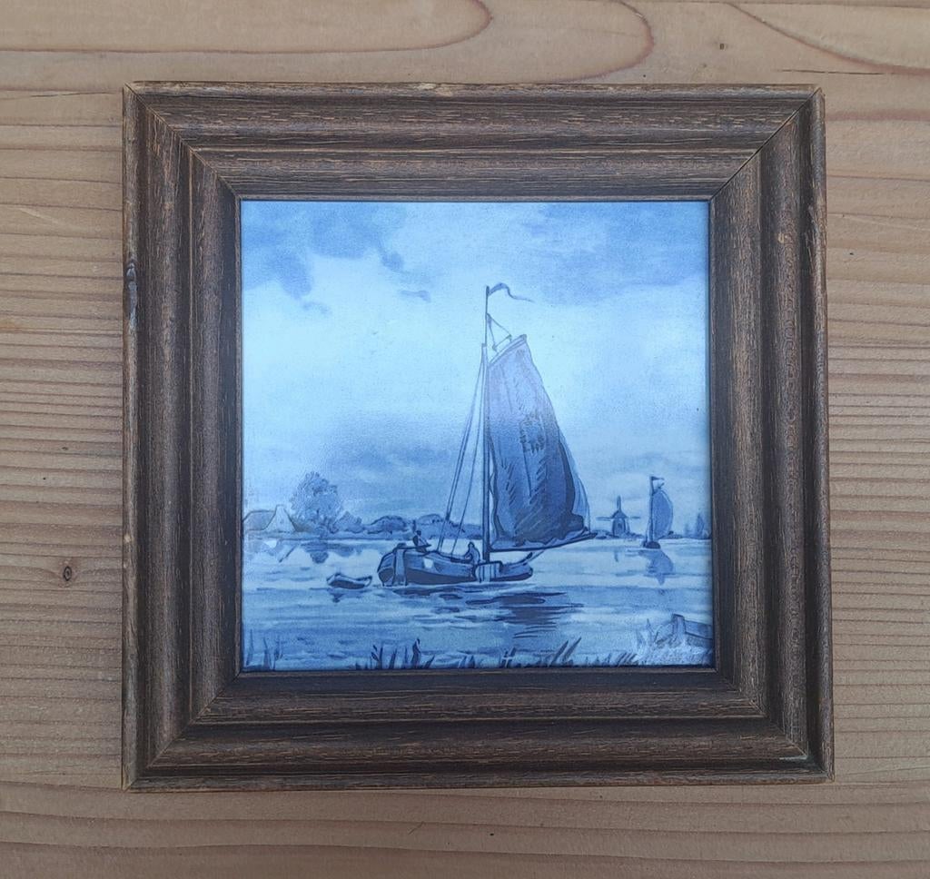 Wandtegel Villeroy & Boch Delfts Blauw, Antiek en Kunst, Ophalen of Verzenden