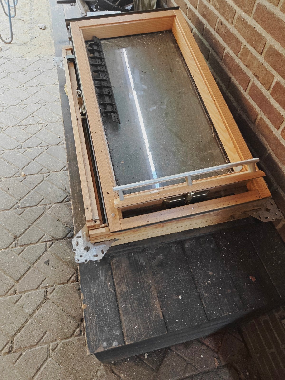 Compleet Velux dakraam 980x550mm, Doe-het-zelf en Verbouw, Ophalen, Gebruikt, Minder dan 80 cm, 80 tot 120 cm