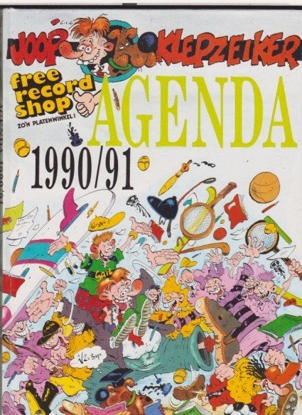 Joop Klepzeiker . Agenda 1990 - 1991 (nieuw), Eén stripboek, Verzenden, Nieuw