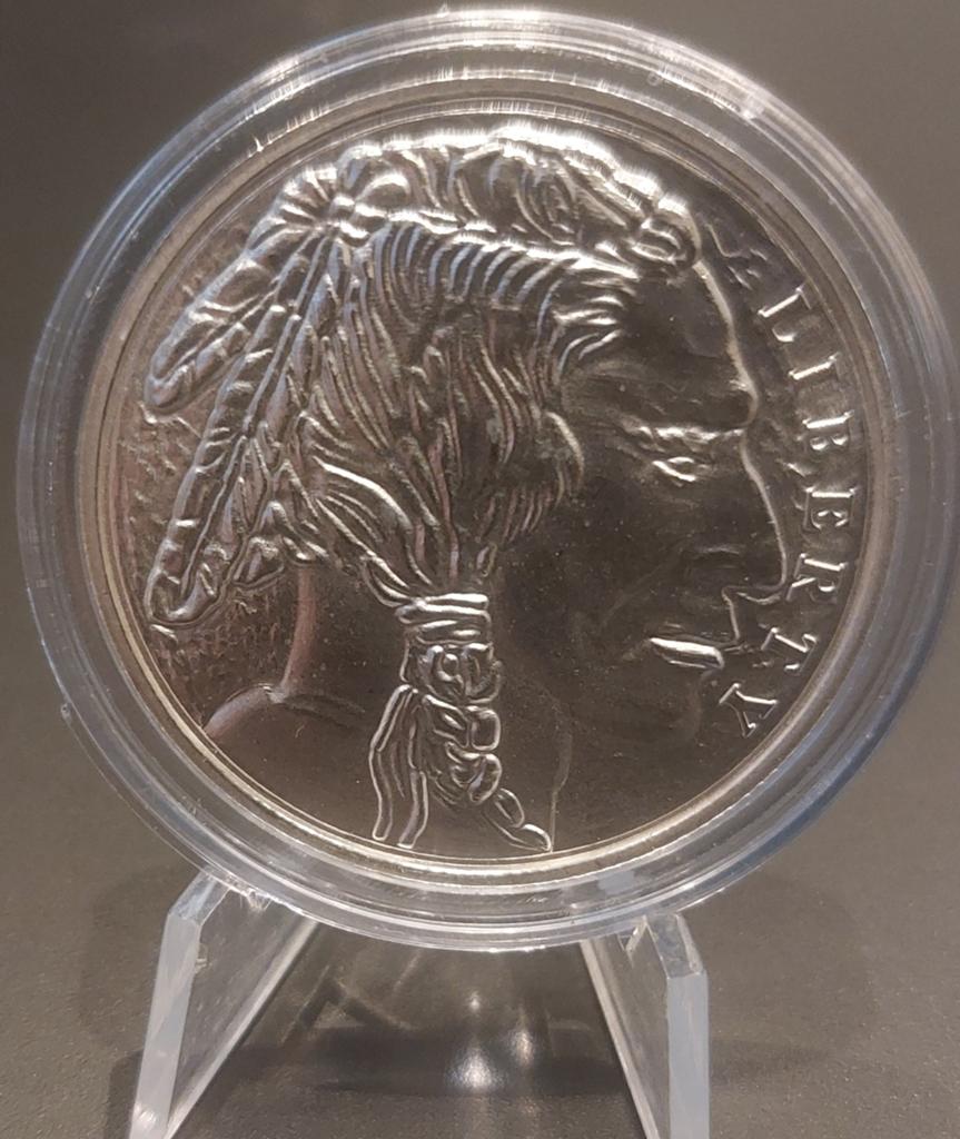 1 oz Zilveren Munt - Indian Head / Buffalo (999 Fine Silver), Verzenden