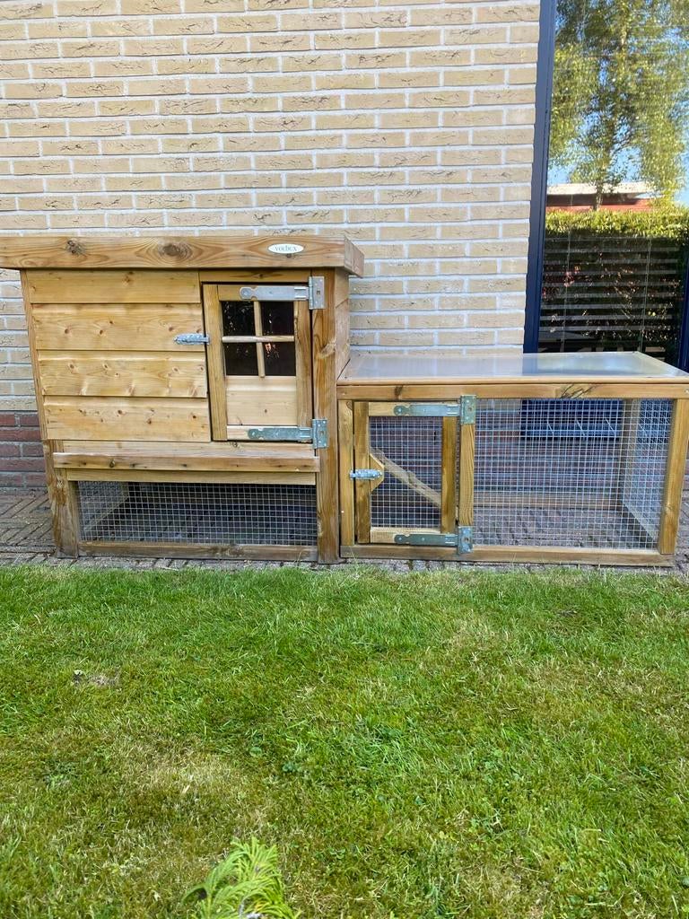 Voldux Konijnenhok/cavia hok KWALITEIT, Dieren en Toebehoren, Knaagdieren en Konijnen | Hokken en Kooien, 110 cm of meer, Ophalen of Verzenden