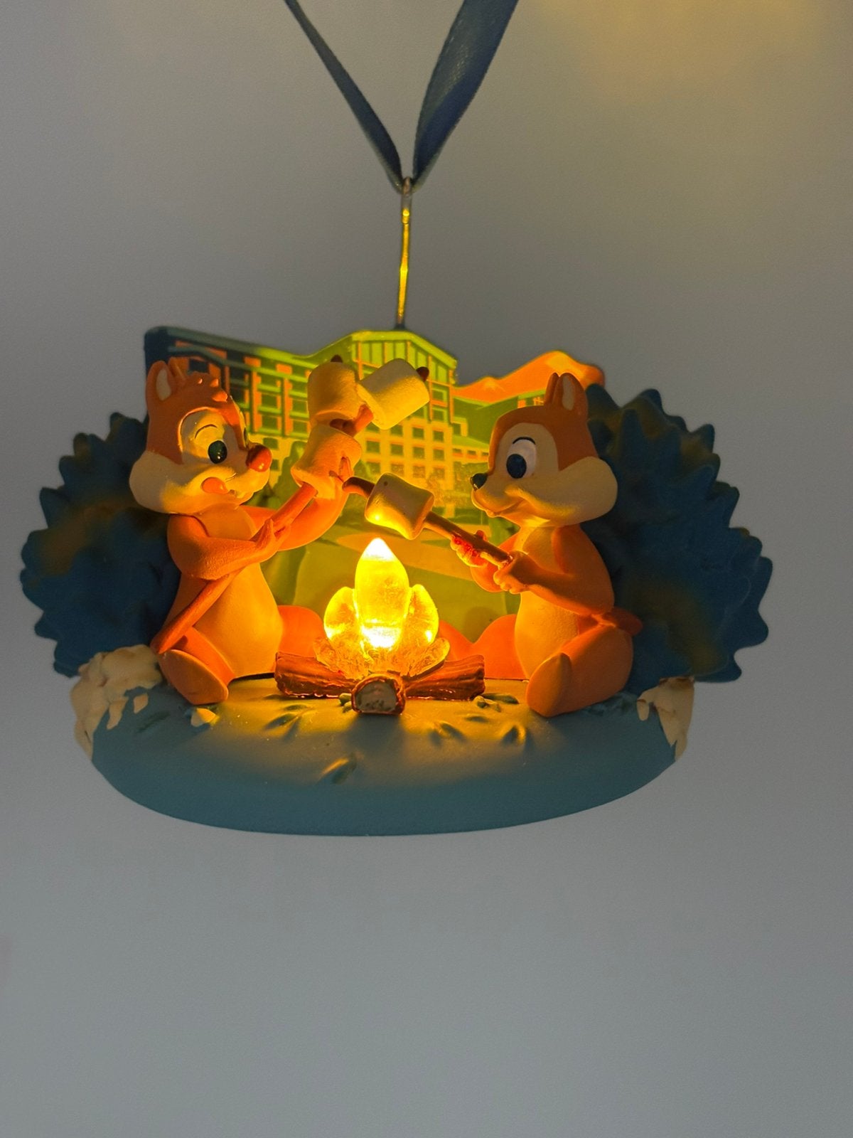 Disney chip & dale usa ornament, Verzamelen, Ophalen of Verzenden, Overige figuren, Zo goed als nieuw, Beeldje of Figuurtje