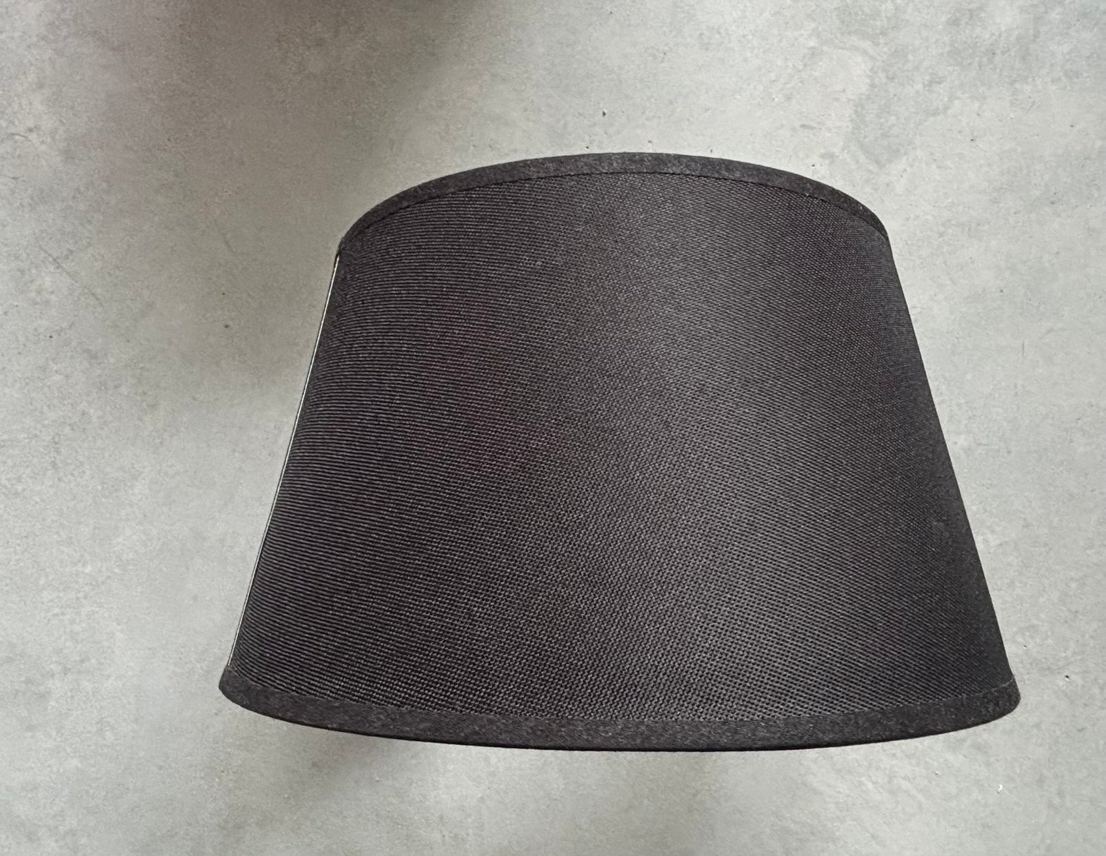 Lampenkap Zwart, Huis en Inrichting, Lampen | Lampenkappen, Ophalen of Verzenden, Zo goed als nieuw, Zwart, Rond