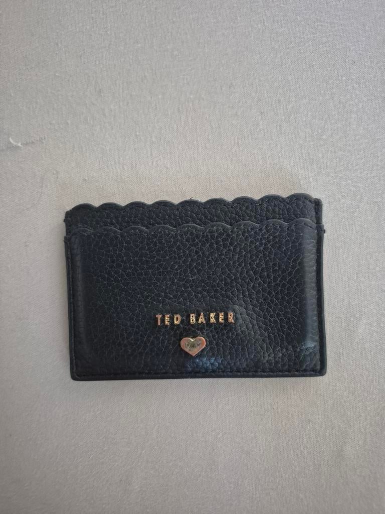 Ted Baker Kaarthouder Zwart met Hartje, Sieraden, Tassen en Uiterlijk, Portemonnees, Overige merken, Gebruikt, Zwart, Ophalen of Verzenden
