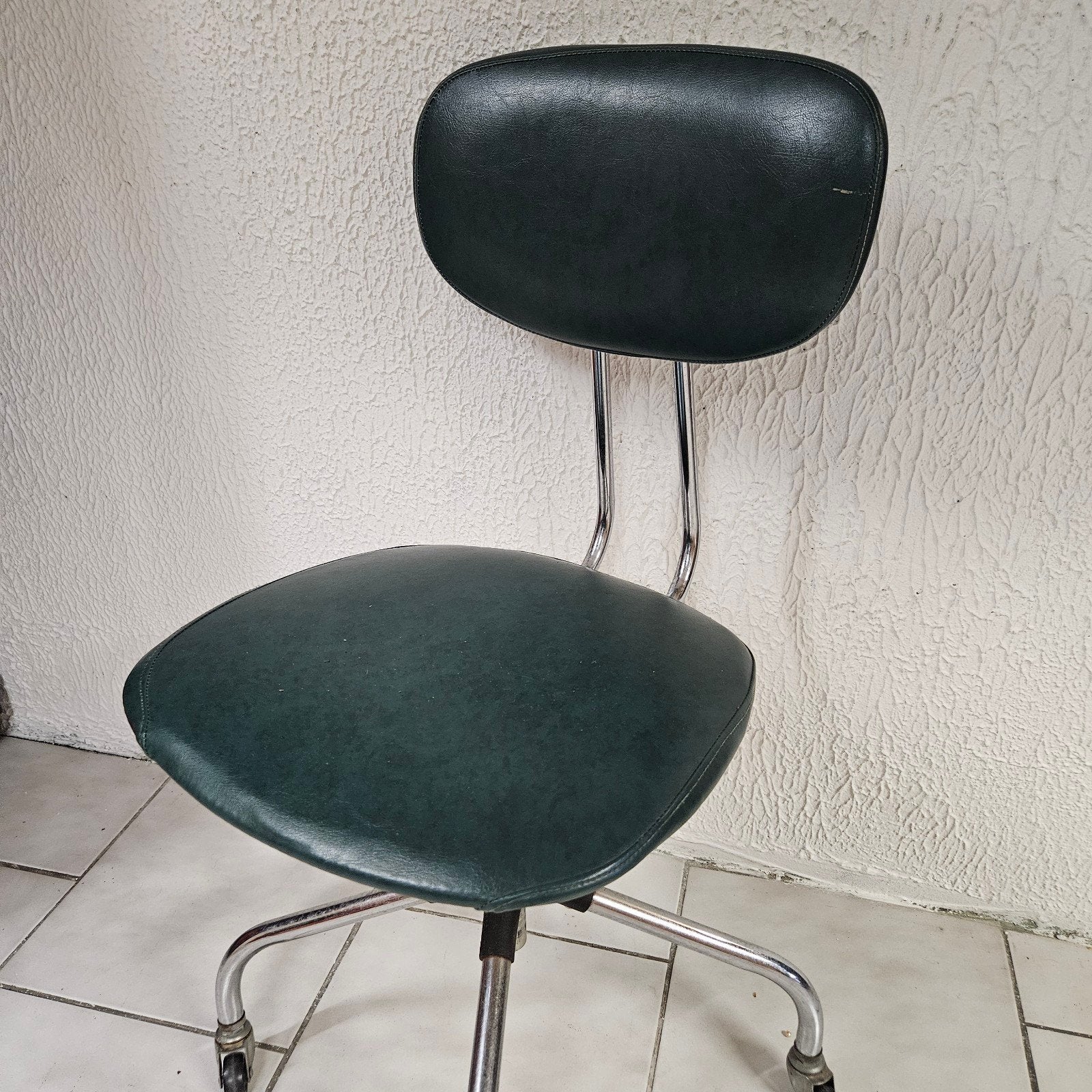 Vintage Bureaustoel - Groen, Ophalen, Gebruikt, Groen, Bureaustoel