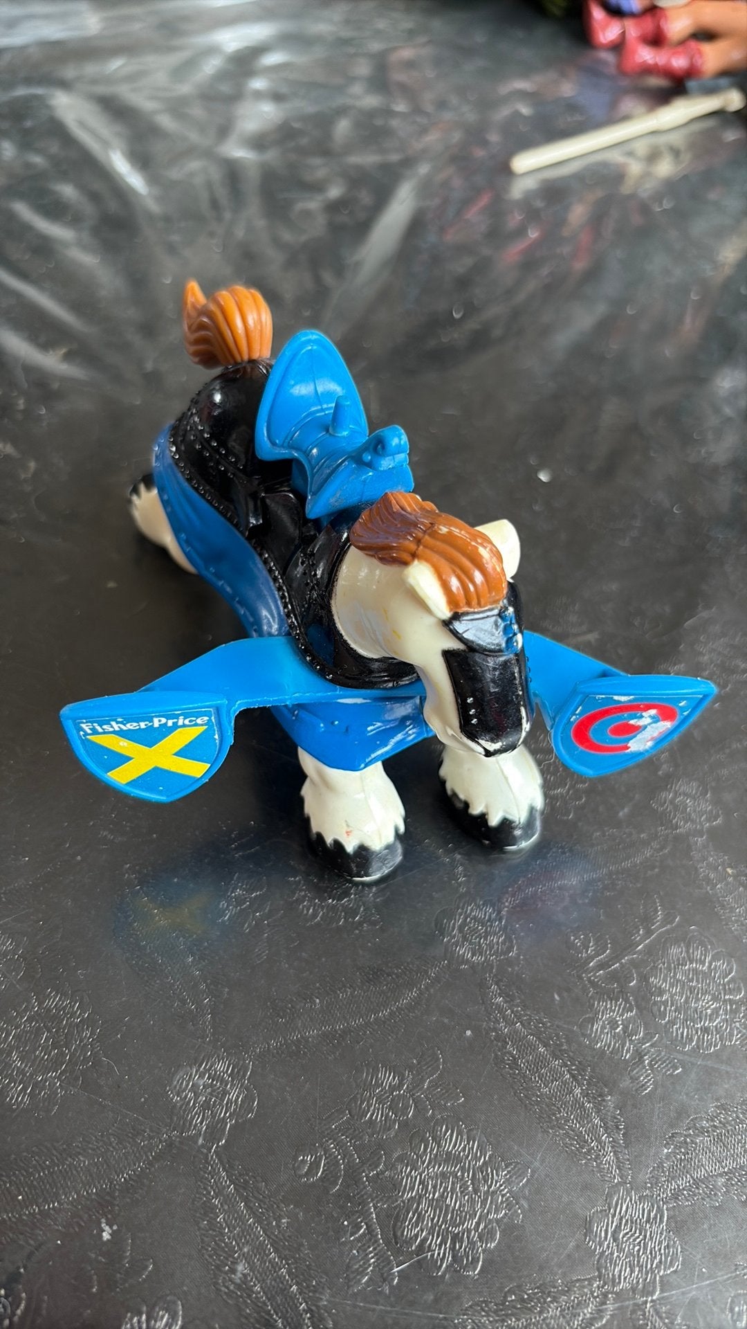 Paard van Fisher Price Knights serie 1994, Verzamelen, Speelgoed, Ophalen of Verzenden, Gebruikt