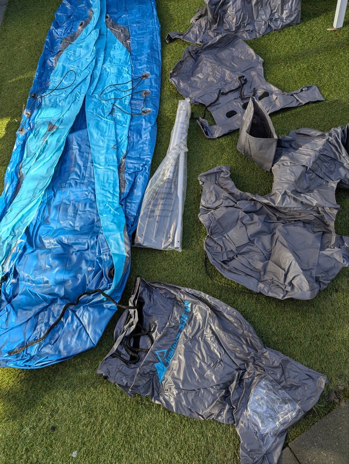 Opblaas kano voor 2 personen, Tuin en Terras, Zwembaden, Ophalen of Verzenden, Minder dan 200 cm, Minder dan 80 cm