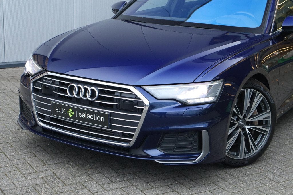 Audi A6 Limousine 50 TFSI e quattro S edition / B&O / Pano /, Auto's, Audi, Gebruikt, Euro 6, 4 cilinders, Blauw
