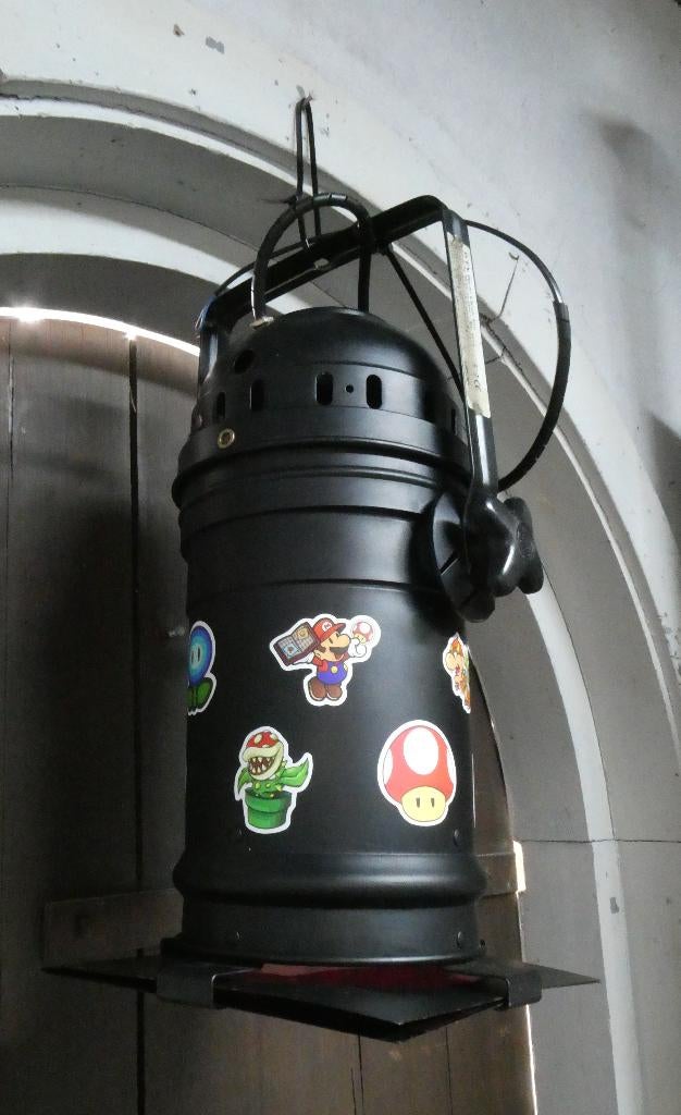 Par65 Spot Hanglamp voor Kinderkamer of ManCave, Gebruikt, Ophalen of Verzenden, Mancave Industrieel, Glas